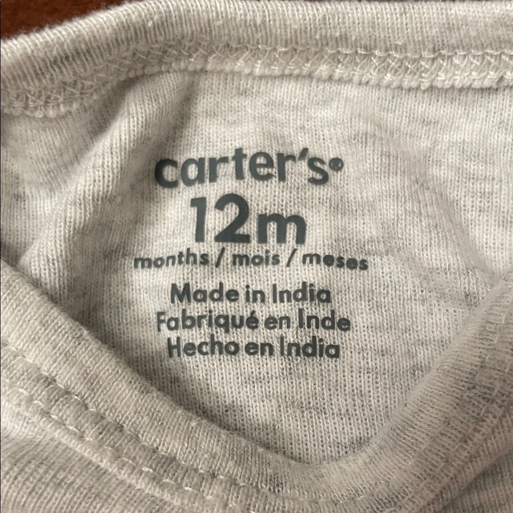 Carter's Gray Baby Outfit - Picture 2 of 6